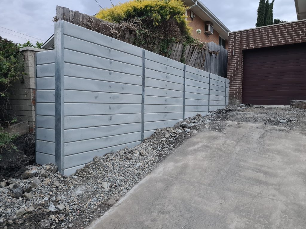 Concrete Sleeper Retaining Walls Melbourne