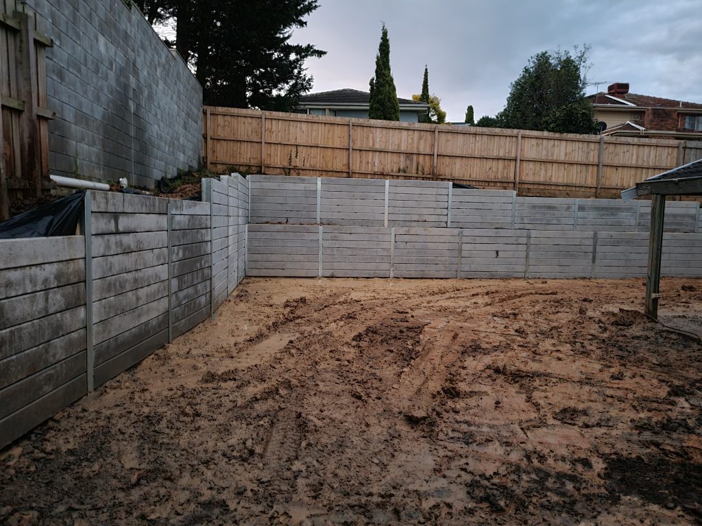 Concrete Sleeper Retaining Walls Melbourne