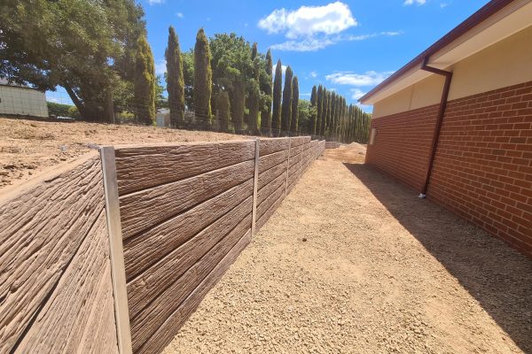 Concrete Sleeper Retaining Wall Melbourne