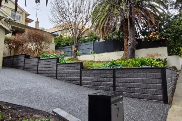 Concrete Sleeper Retaining Wall Melbourne