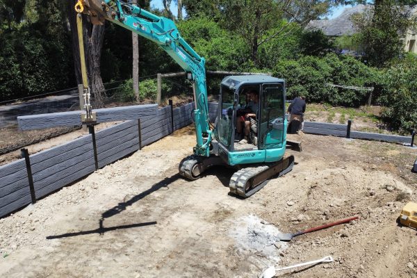 Concrete Sleeper Retaining Wall Melbourne