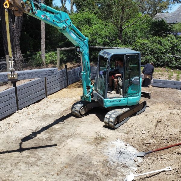 Concrete Sleeper Retaining Wall Melbourne Concrete Sleeper Retaining Wall Melbourne